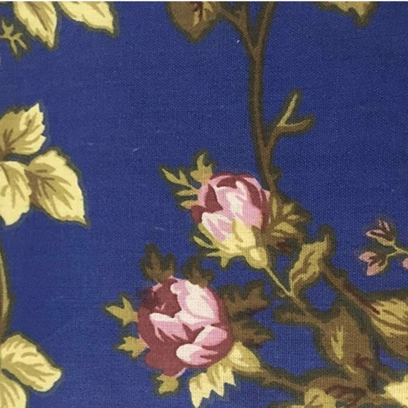 Floral Rose Poly Cotton Fabric, 5 Yds, All Colors - Picture 6 of 6